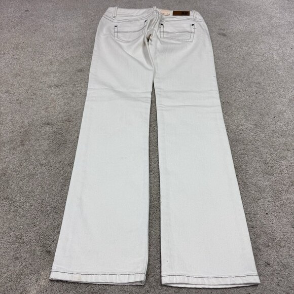 Express Jeans Ivory Straight Pockets Women’s Size 2 NWT - Picture 10 of 11